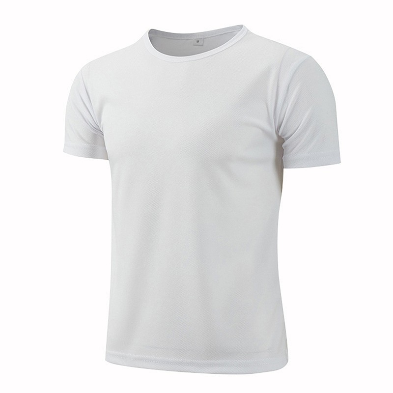 Mens Active Athletic T Shirts Gym Running Workout Dry-Fit Crew Neck Top gallery