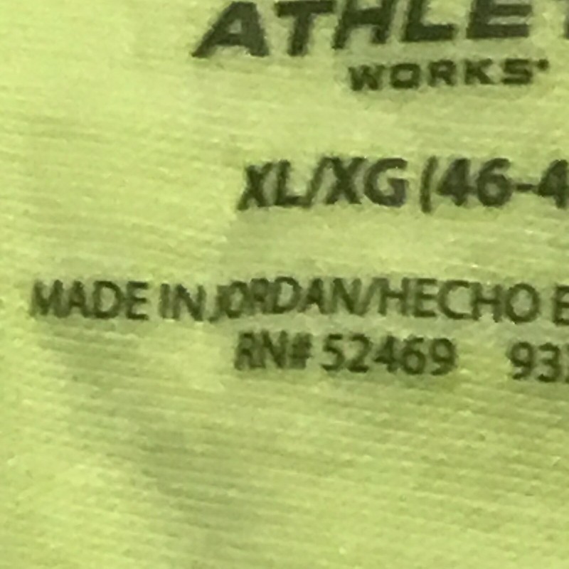 Athletic Works Men's XL DriWorks Quick Dry Fluorescent Yellow Neon T Shirt gallery
