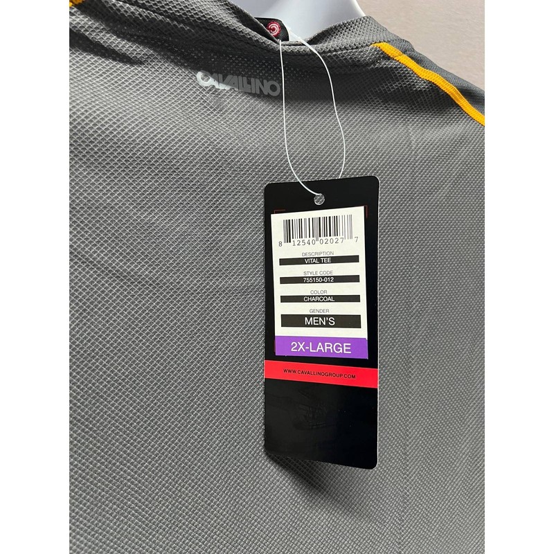 Cavallino Vital Vt41 Men’s Athletic T Shirt 2X Large Gray Yellow Rll Racing gallery