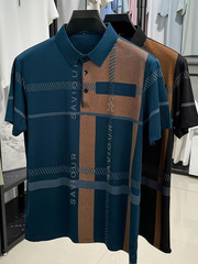 Men’s BIG Short Sleeve POLO GOLF outdoor Shirt Plus Size 6XL