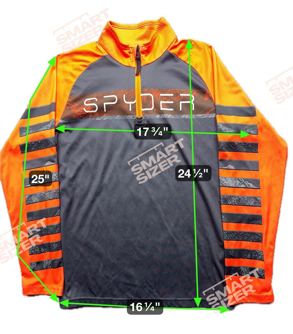 SPYDER Pullover Mens Medium 1/4 Zip Long Sleeve Hiking Stretch US SKI Team gallery