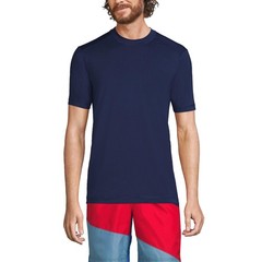 Mens SPF Short Sleeve Cooling Tee Deep Sea Navy Regular Medium