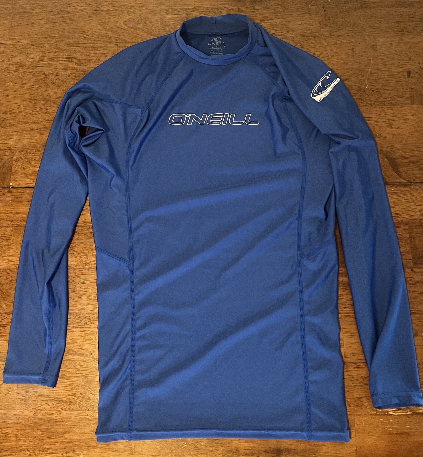 O’Neill Performance Compression Fit Long Sleeve Shirt Royal Blue 50+ UV Large gallery