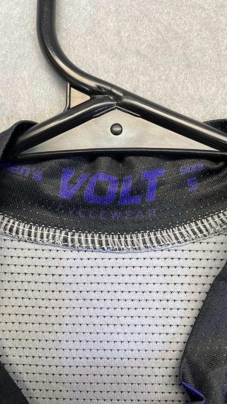 Volt Cyclewear LEHI Cycling Jersey Mens Small Black Purple Full Zip NICA Utah gallery