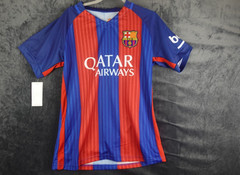 Soccer Jersey Adult Medium Blue Red FCB Football Club Barcelona