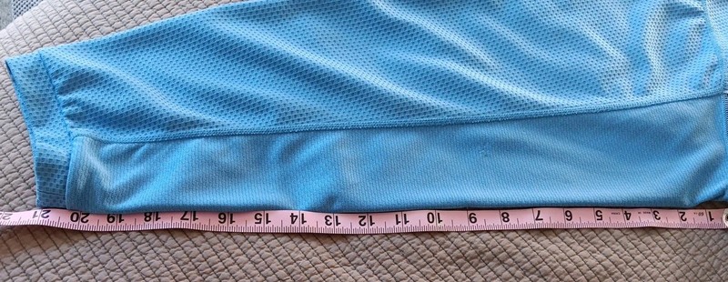 Men's Nautica 1/4 Zip Long Sleeve Athletic Pullover Blue Color Block Size Large gallery