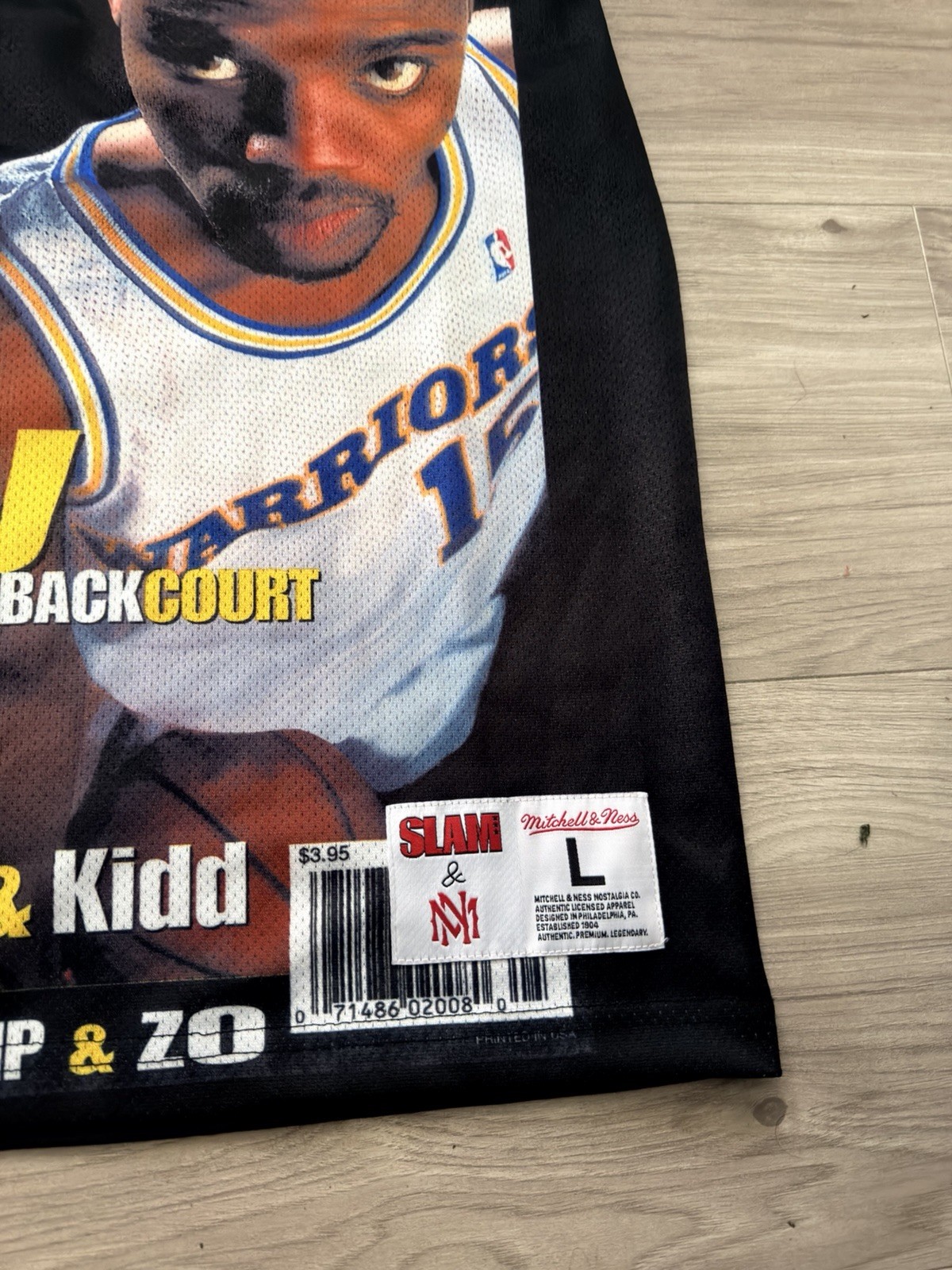 Mitchell & Ness Hardwood Classics Warriors SLAM Mesh Jersey Tank Black Men’s L gallery