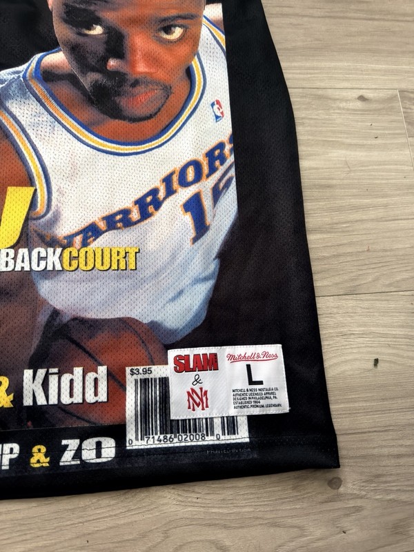 Mitchell & Ness Hardwood Classics Warriors SLAM Mesh Jersey Tank Black Men’s L gallery