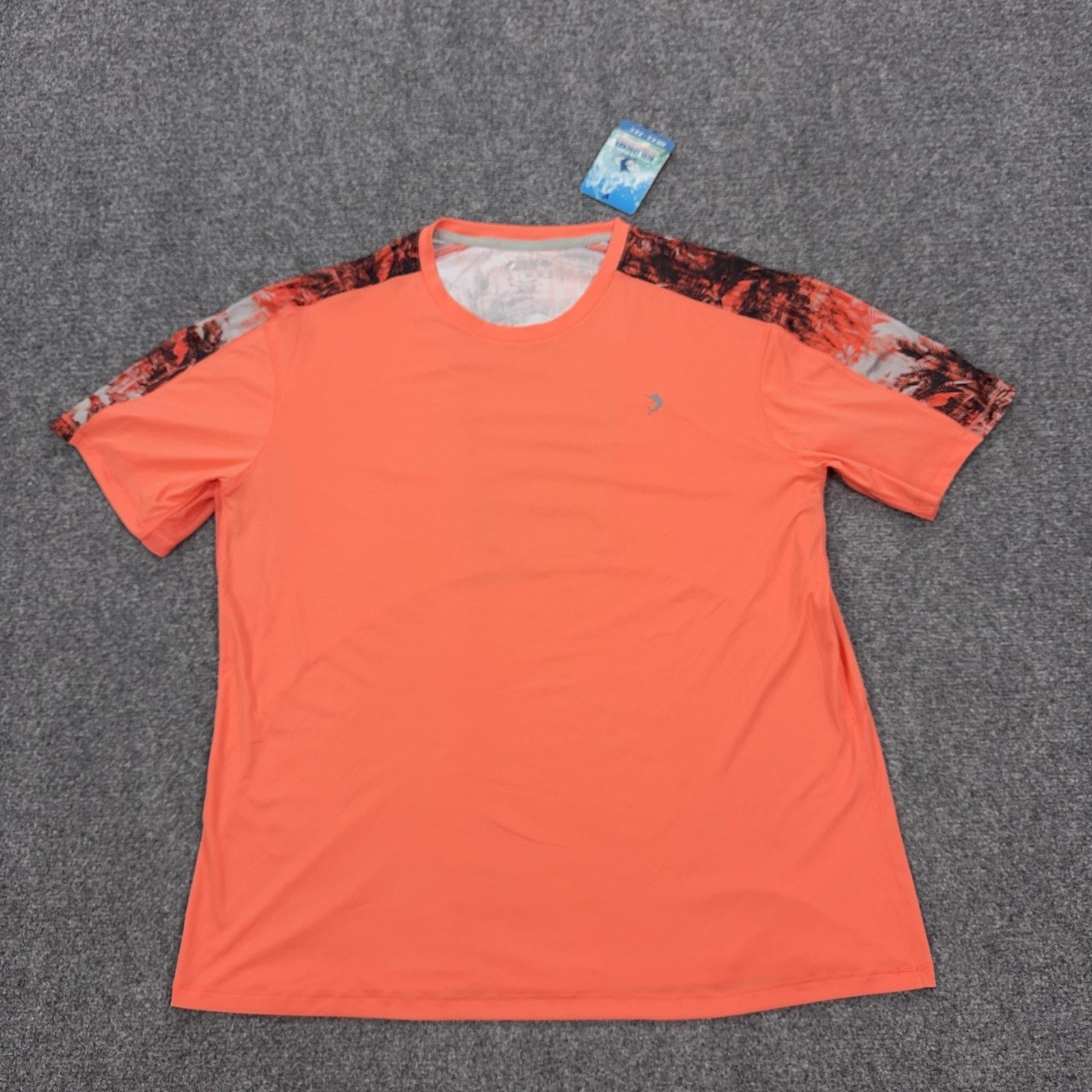 Reel Legends Reel-Tec Shirt Mens Large Orange Short Sleeve Fishing Top UPF 40 gallery