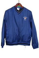 Badger Sport V Neck Pullover Windbreaker M 40 in Blue Hinckley Big Rock Royals