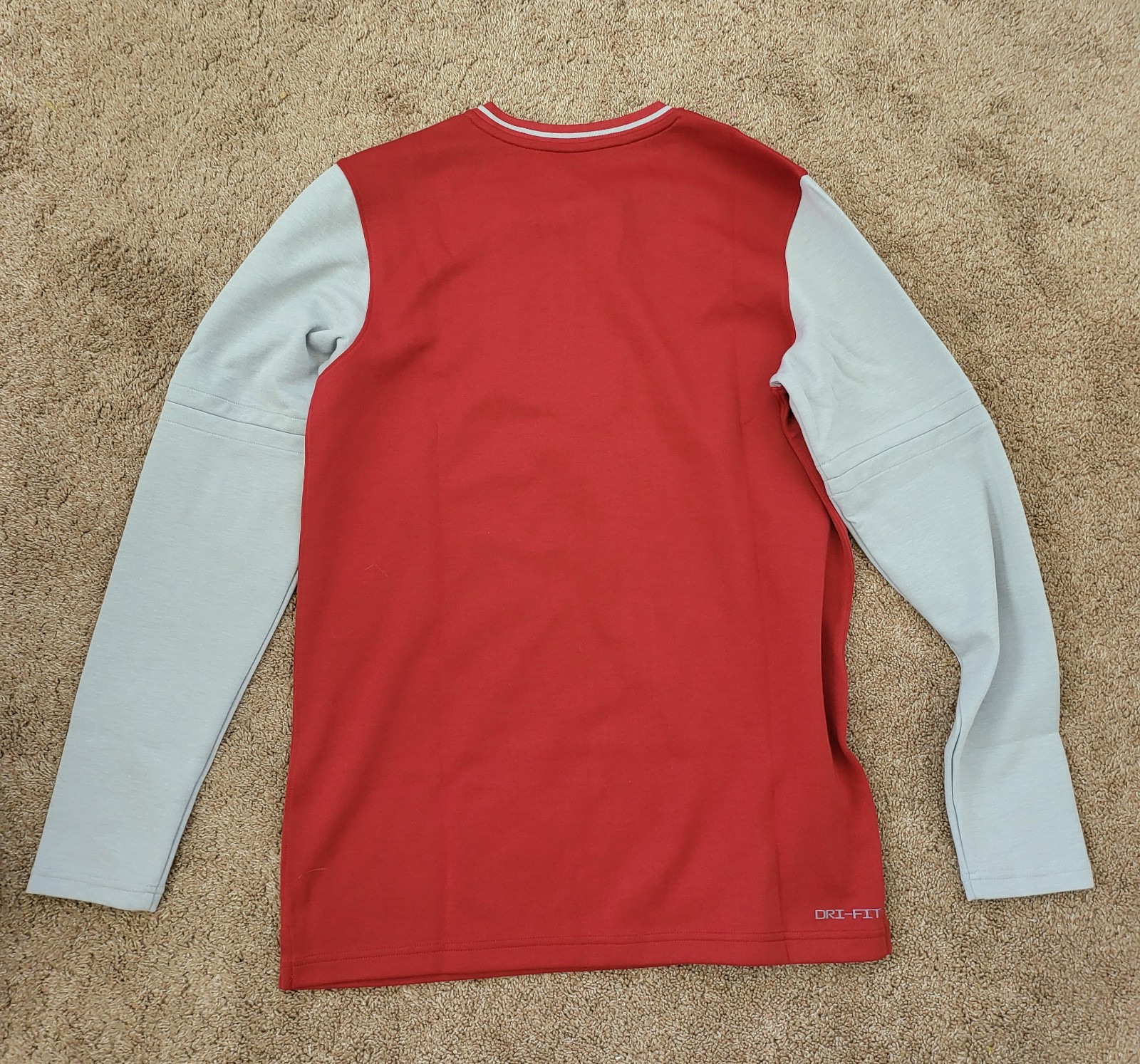 Nike Dri-Fit Football Coach Pullover Mens S Red/Gray New with Tags gallery