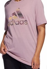 Adidas Men’s FreeLift Graphic Magic Mauve Multi-Color Large T-Shirt