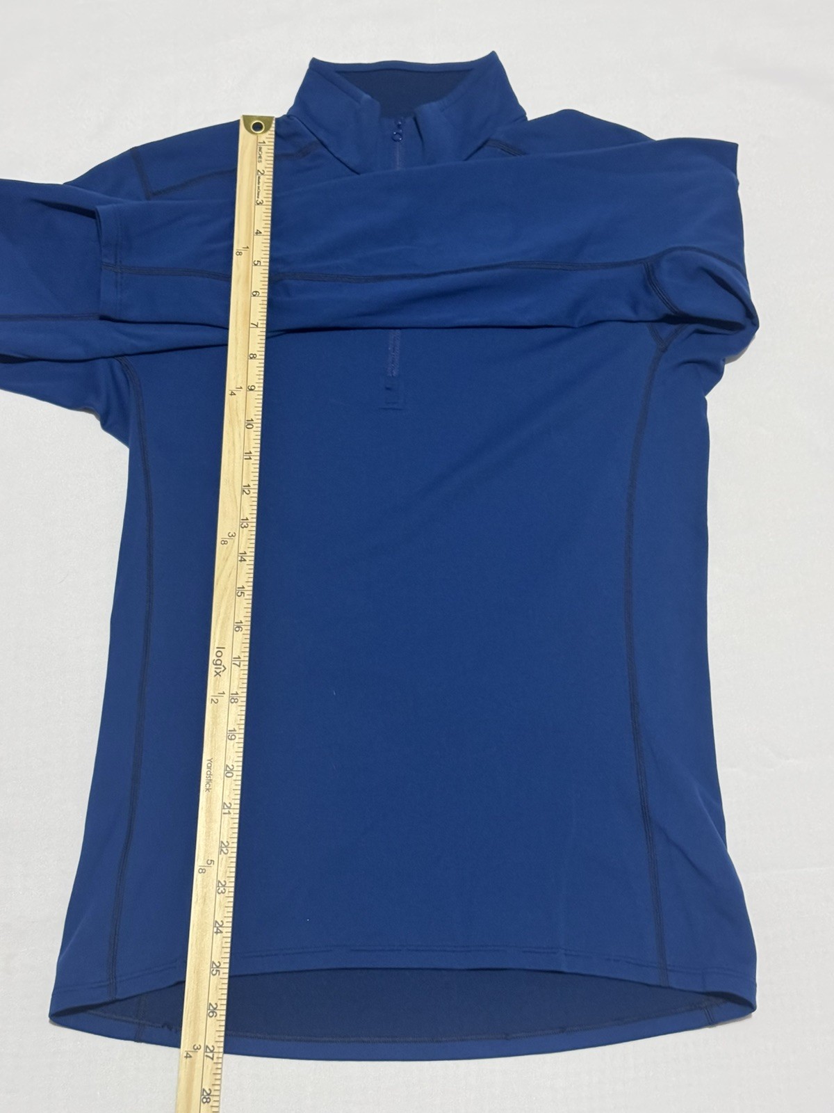 Arc'teryx Cormac Zip Neck Mens Medium Blue Performance Outdoor Running Pullover gallery