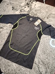 Nwt Everlast Evercool Long Sleeve Shirt Compression Black Large Boxing B17