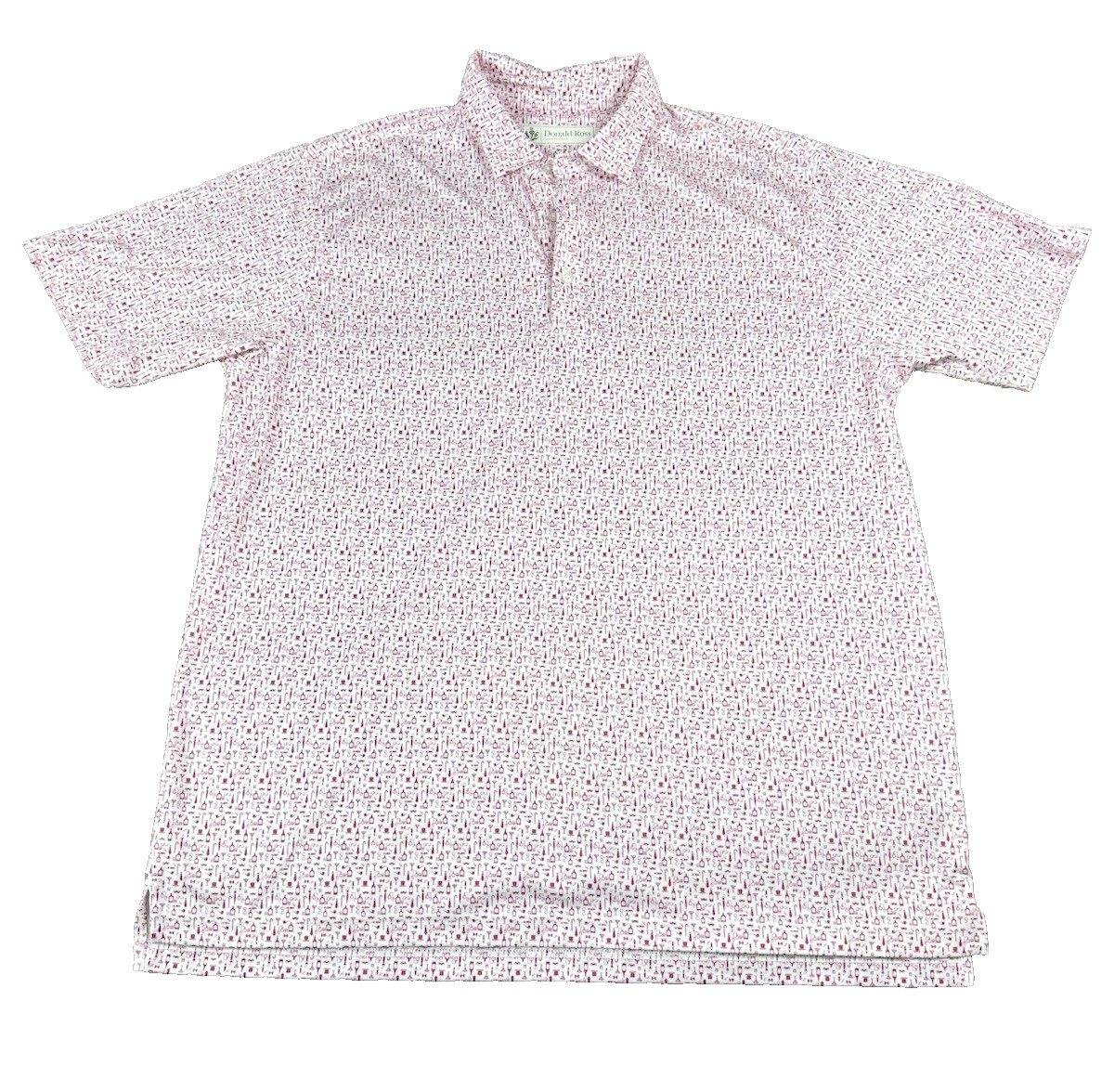 Donald Ross Mens Polo Large Performance Stretch Golf Shirt Athletic gallery