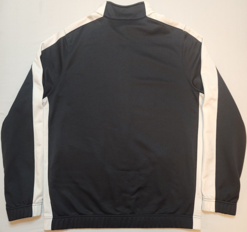 Nike DriFit Black Longsleeve Fullzip Athletic Jacket w/Zipper Pockets Mens Large gallery
