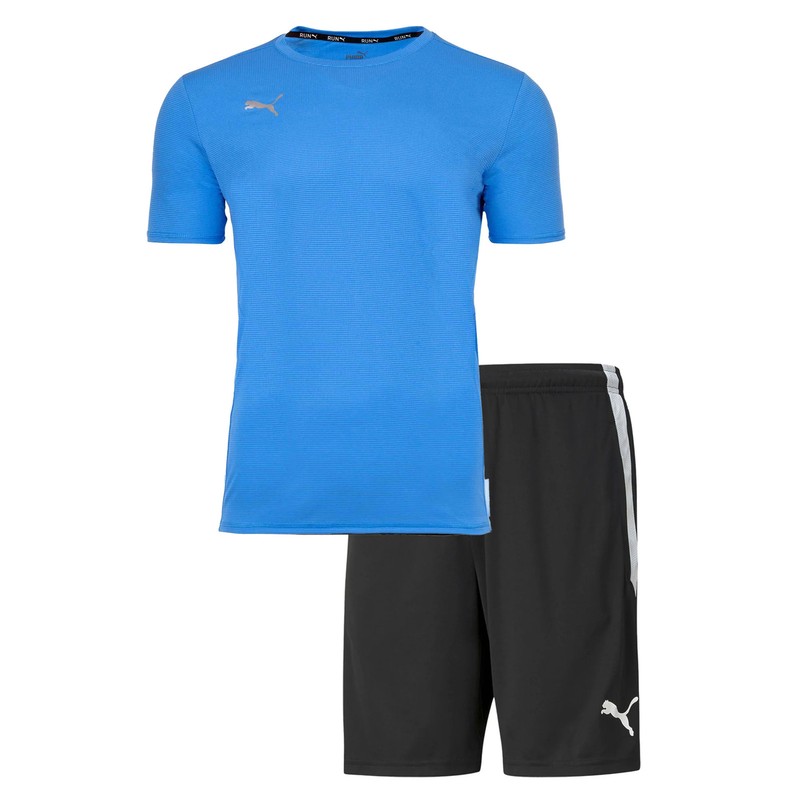 Puma Men's Finisher Set - Training Shorts Short, Functional Shirt Crew Neck Plain... gallery