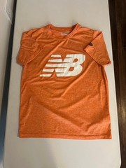 New Balance NB Dry Running Shirt Men’s Medium Orange Heather Performance Tee