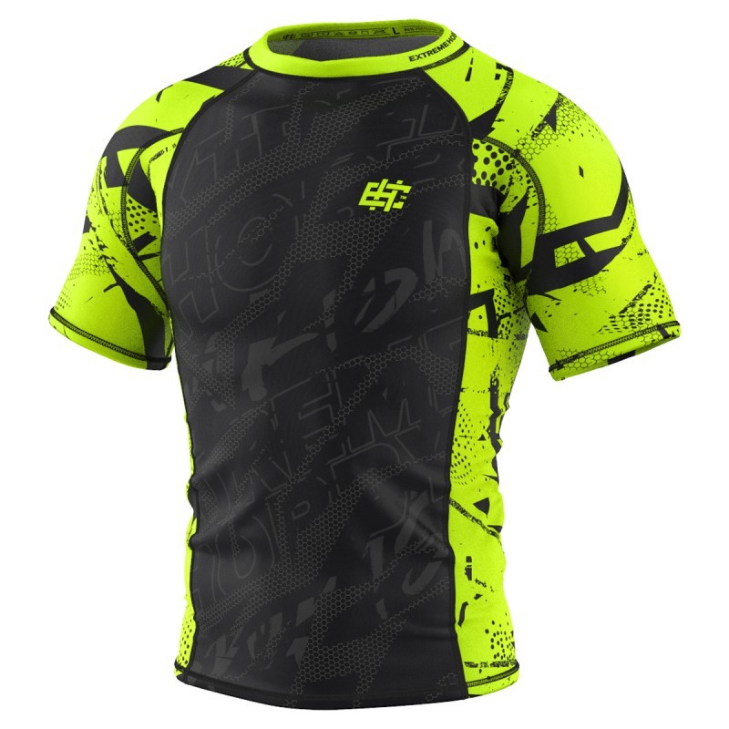 Extreme Hobby Rashguard Short Sleeve Neo Lime gallery