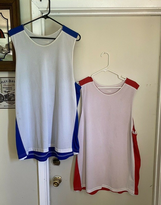 Nike Mens Basketball Tanks Blue White, Red White XL gallery