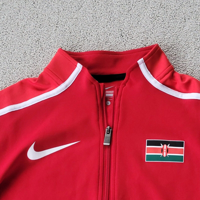 Nike Men Pro Elite Kenya Podium Red Jacket Track & Field Olympics XS X-Small gallery