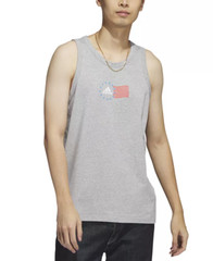 ADIDAS ORIGINALS Men’s American Flag Tank In Gray, L