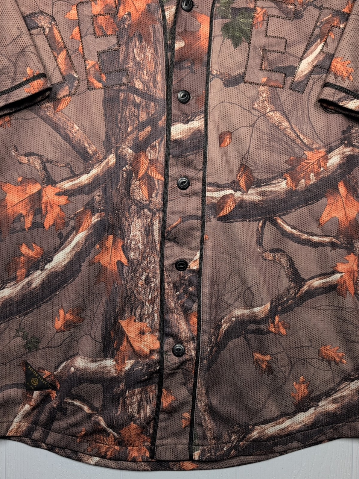 10 Deep Mens Hunting Camouflage Alta Vista Baseball Jersey Size Medium gallery