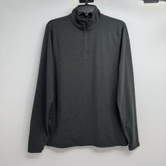 Vuori Ease Performance Half Zip Men’s M Grey Long Sleeve Stretch Pullover V221