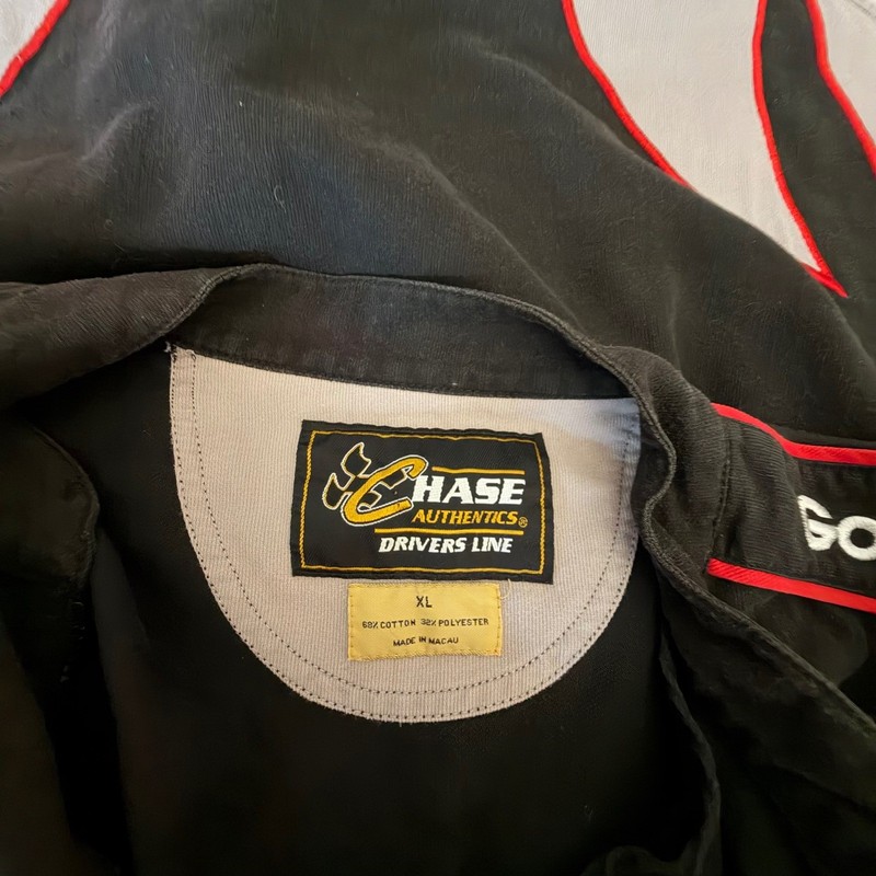 Chase Authentics Kevin Harvick Goodwrench NASCAR Racing Shirt XL Y2K Sponsor gallery