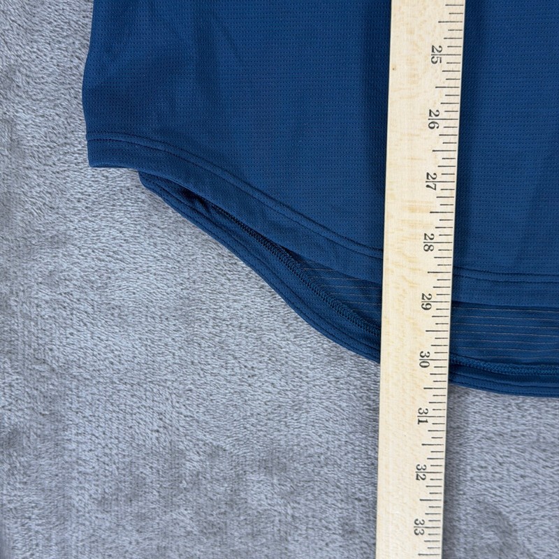 Lululemon Metal Vent Tech Short Sleeve Shirt Blue Mens Athletic Training Tee gallery