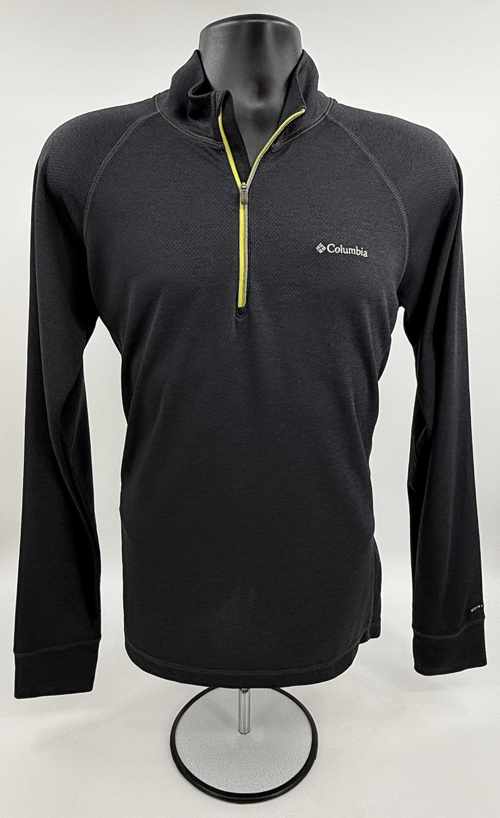 Columbia CharcoalGray Light Weight Running Shirt Omni-Shade Men’s Size Medium M gallery
