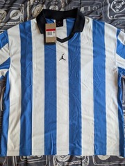 Jordan Brooklyn Men’s Collegiate Goalie Top Blue White Size Large HV0107-133