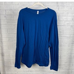 Lululemon Somatic Long Sleeve Tee Mens XXL Dark Royal Blue Running Training