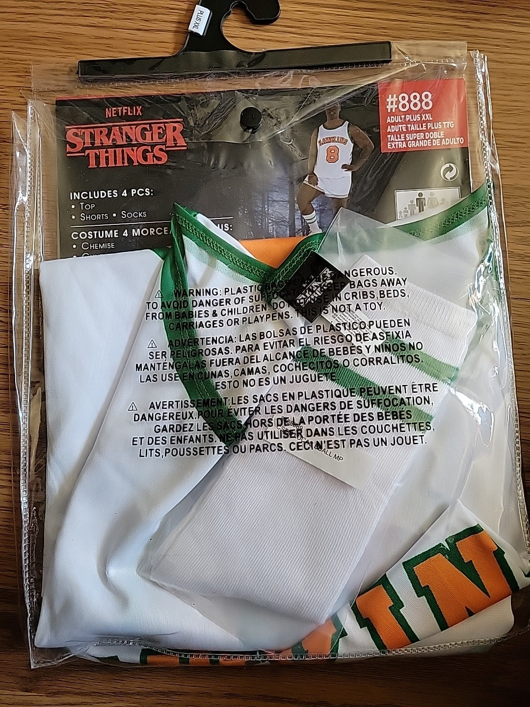 Netflix Stranger Things Basketball Uniform Hawkins High School Number 8 Adult... gallery