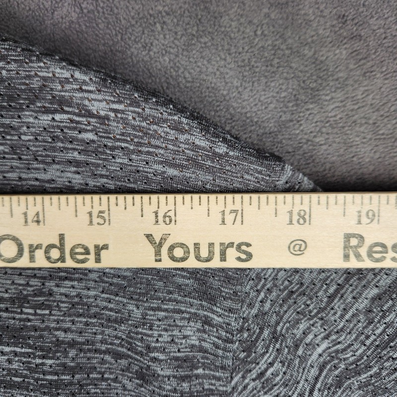 Lululemon 1/2 Zip Pullover Mens Large Black Gray Heathered Performance Stretch gallery