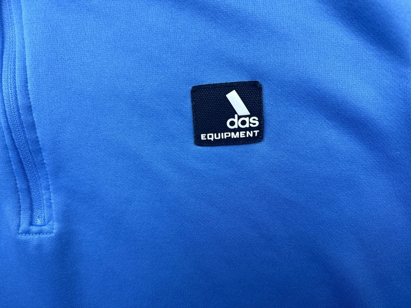 Adidas Golf Pullover Mens 2XL Blue 1/4 Zip Long Sleeve Mock Neck Equipment Top gallery