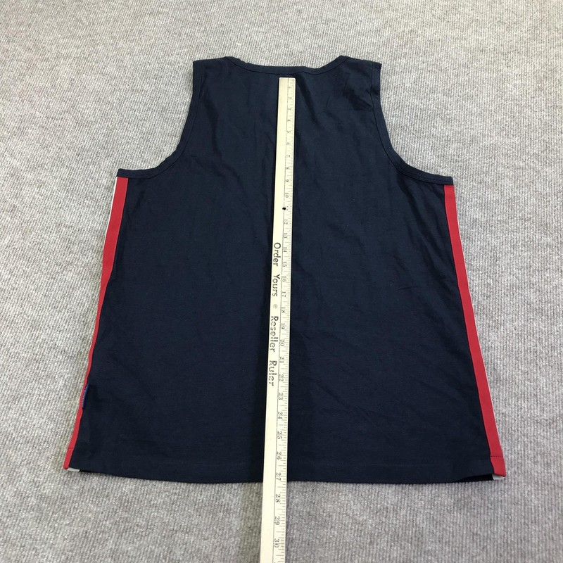 Nautica Tank Mens Medium Blue NAVTECH Sleeveless Stretch Athletic Logo Top gallery