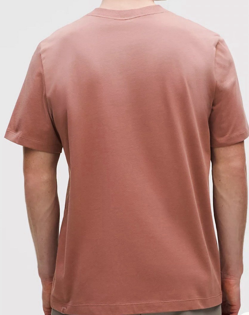 Lululemon Heavyweight Classic-Fit Cotton T-Shirt Stack Men Size L NWT Red Clay gallery