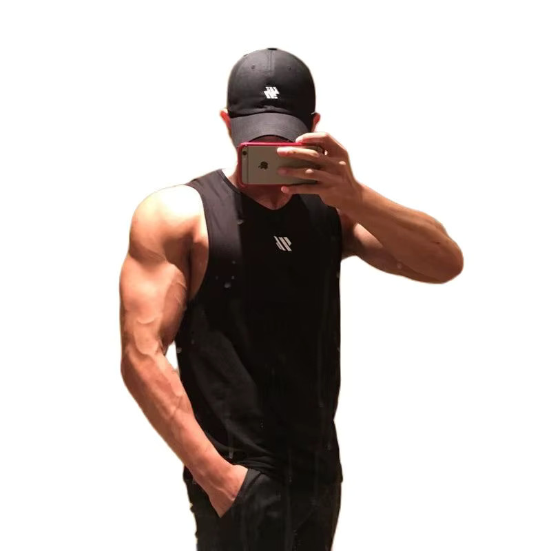 GITF Men's Stringer Tank Top Gym Workout Sleeveless Fitness Running Shirt Vest gallery