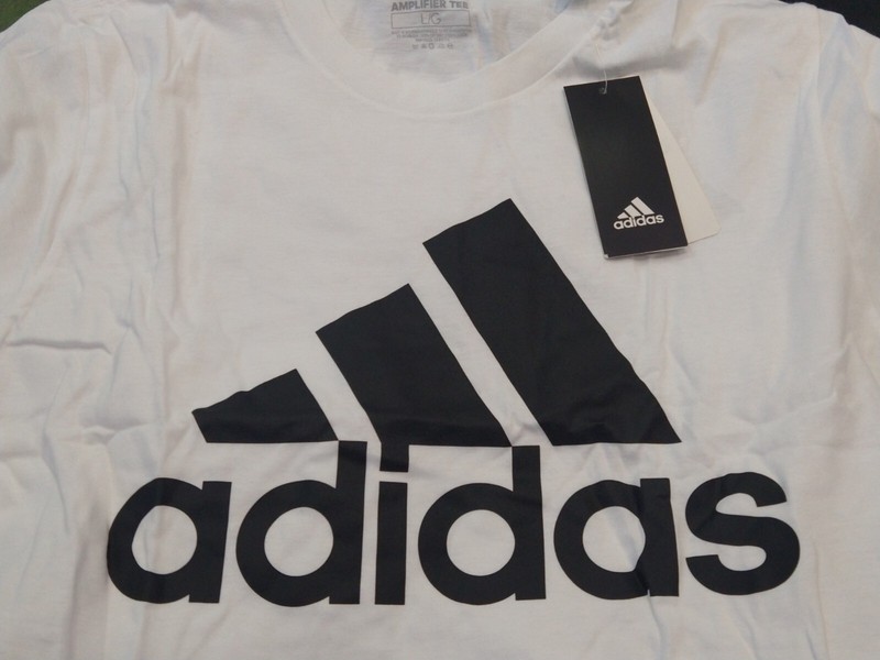 Adidas Mens Badge Of Sport S/S T-Shirt - ED9606 - White / Black - Size: L - NEW gallery