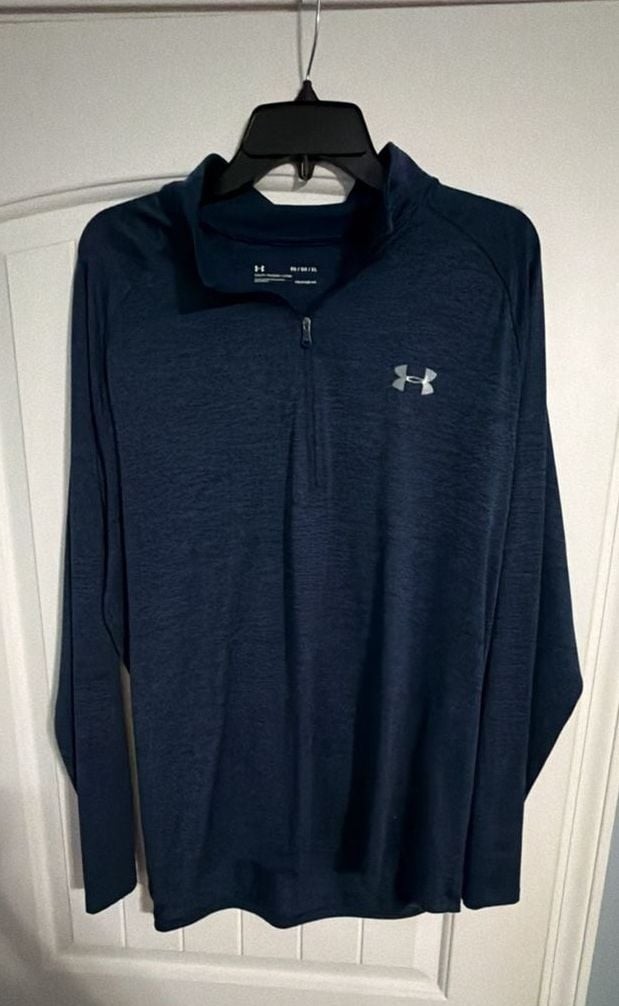 Under Armour Men's UA Tech 1/2 Zip Long Sleeve Pullover Shirt gallery