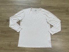 32 Degrees Heat Men’s Sz L White Long Sleeve Crew Neck Activewear T-Shirt Layer
