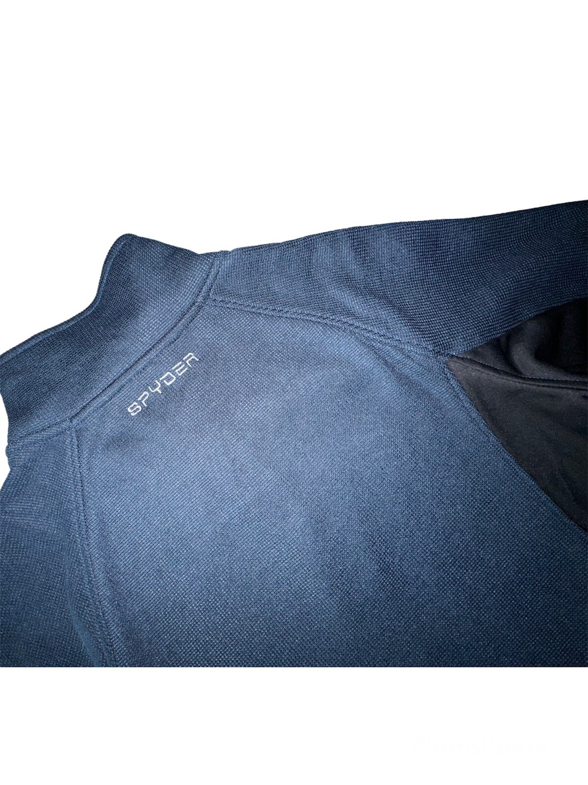 Spyder Frontier 1/4 Zip Pullover - Men’s Small Navy w/ Black Stretch Panels gallery