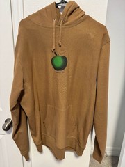 Supreme Apple Hooded Sweatshirt (2019) Brown | Size Large🔥