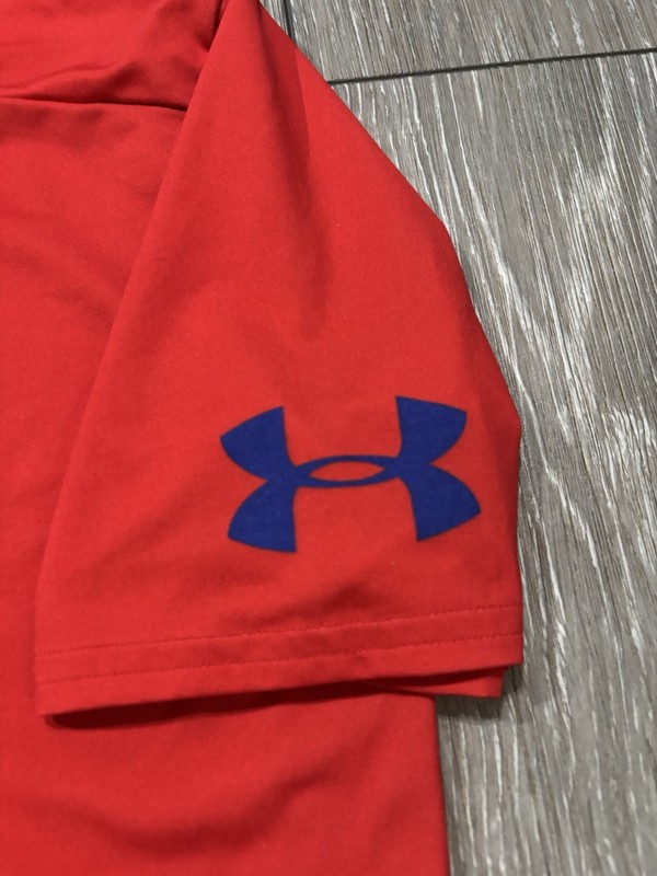 Under Armour Ultimate Spider-Man Compression HeatGear Marvel Shirt. Mens XL. Red gallery