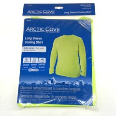NEW Arctic Cove Men’s Extra Large Yellow Long Sleeve Cooling Shirt MAC570XL