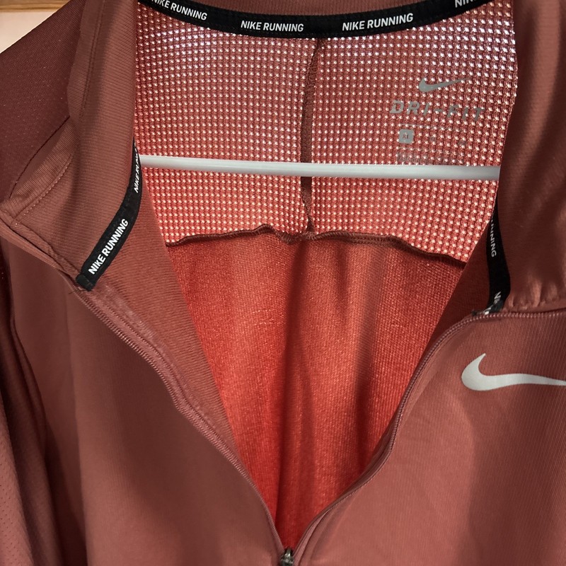 Nike Element 2.0 1/4 Zip Reflective Running Top Size XL Adobe AH8973-655 gallery