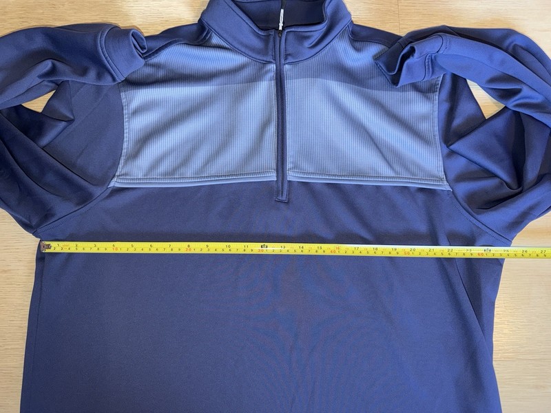 Bolle Golf Men’s 1/4 Zip Pullover Size 2XL XXL Colorblock Blue Performance Bollé gallery