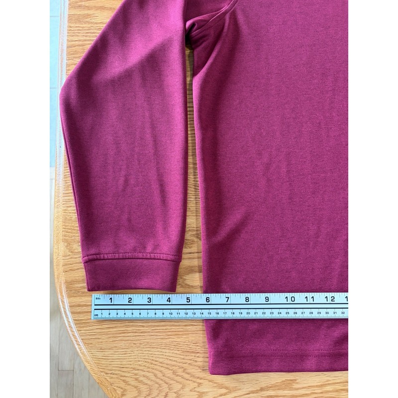 Pebble Beach Dry Luxe Performance Burgundy 1/4 Zip Pullover Mens XXL gallery