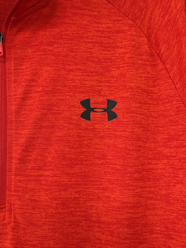 Men's Under Armour Tech 2.0 Long Sleeve HalfZip, Loose Fit, Size Large, EXC COND gallery